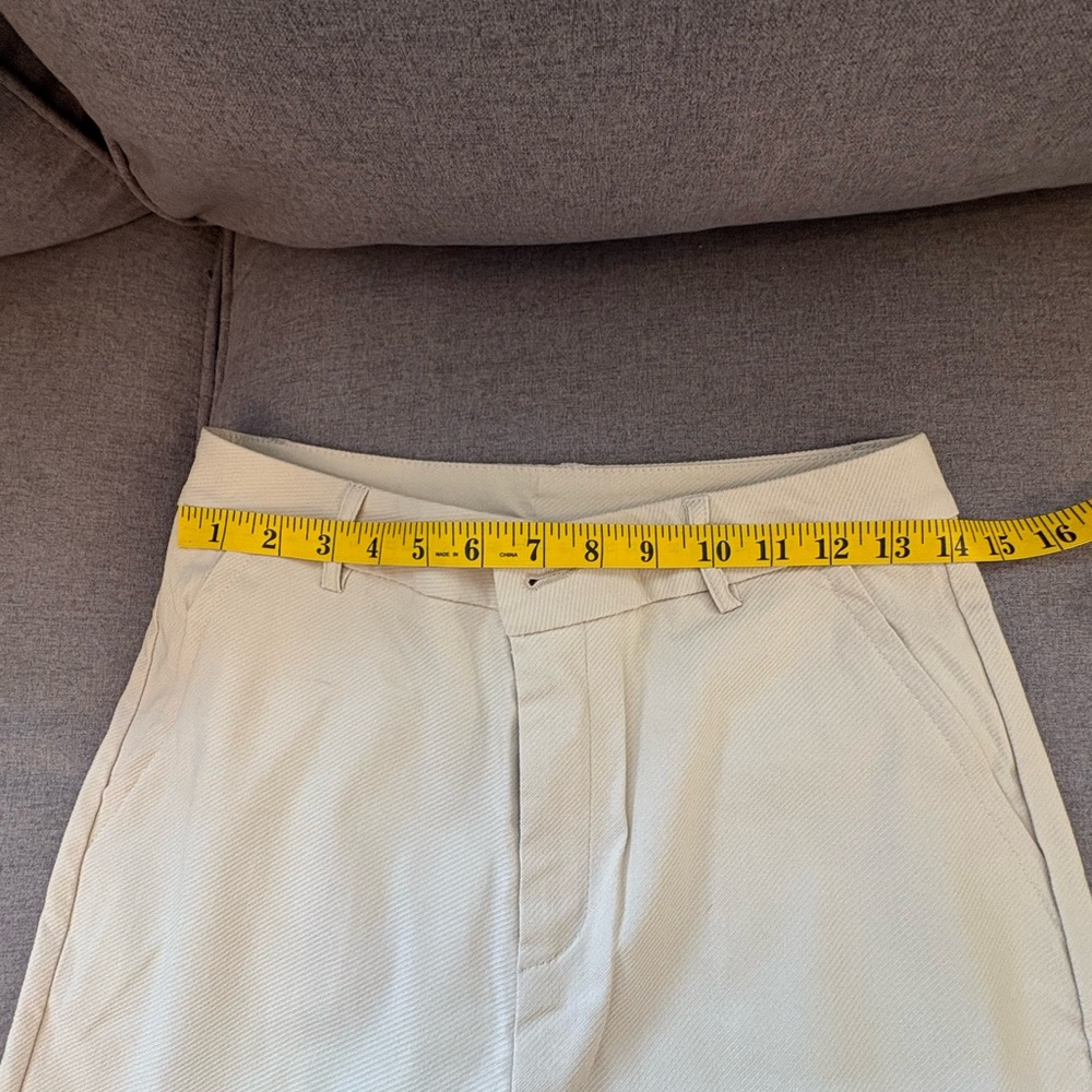 Tan Wide Leg High Waisted Pants - Picture 5 of 6